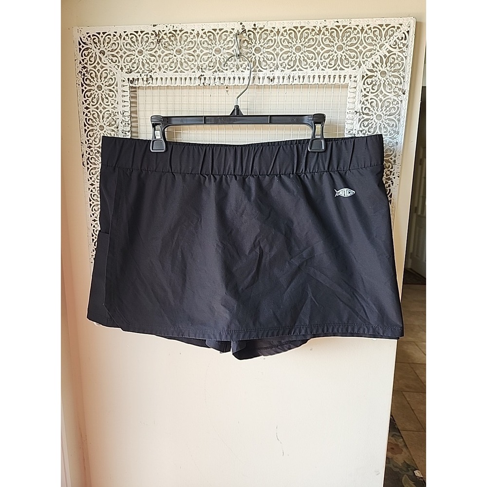 Women's XL Aftco Aftec Skort Black fishing outdoors
